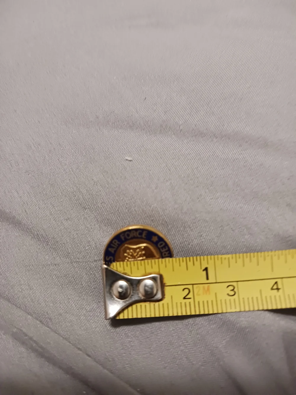 Vintage Gold and Blue United States Air Force Retired Pin